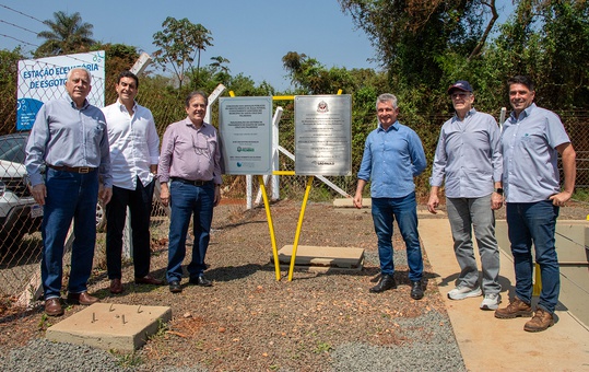 Palmeiras Saneamento inaugura Sistema de Tratamento de Esgoto do município.